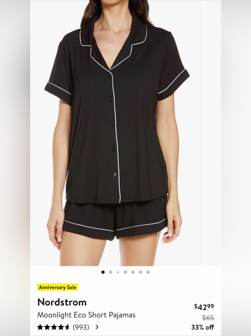 Nordstrom Moonlight Eco Shorts Pajamas. Small. New.
